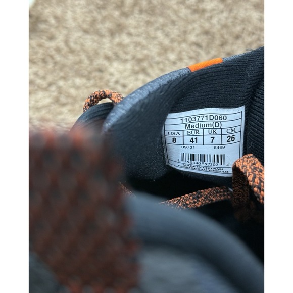 Brooks Cascadia 16 GTX GoreTex Gray Trail Running Shoes Sneakers Mens Size 8 D - Picture 10 of 12